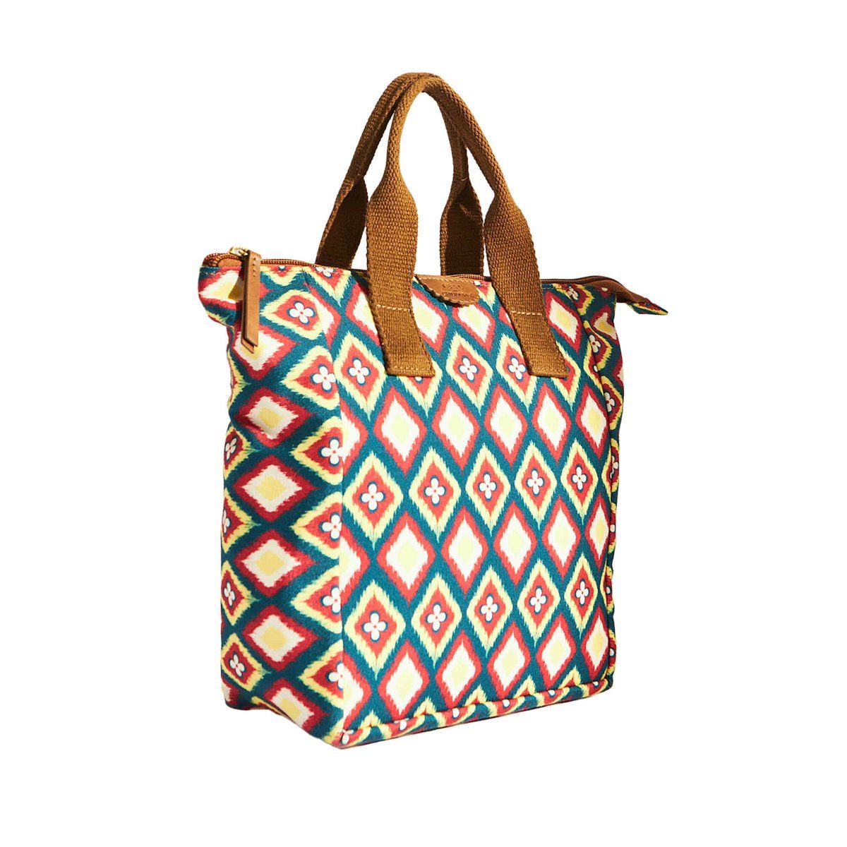 Chumbak Teal By Chumbak Ikkat Glow Lunch Bag Large Buy Chumbak Teal