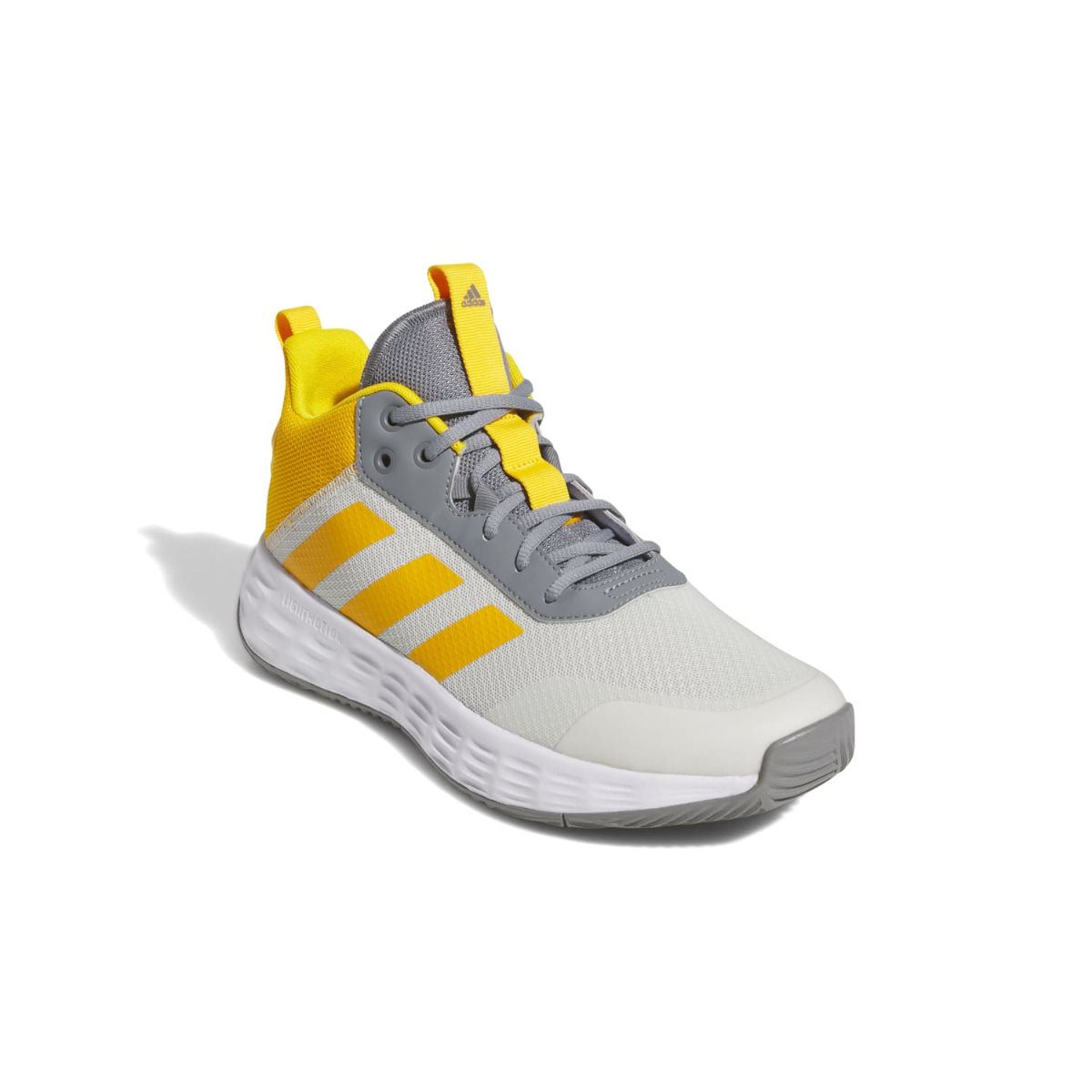 adidas Ownthegame 2.0 Men Grey Yellow Basketball Shoes