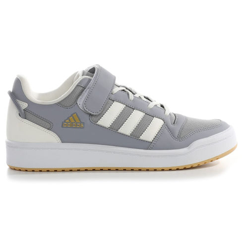 adidas Heather Low Unisex Grey White Tennis Shoes - Main Image