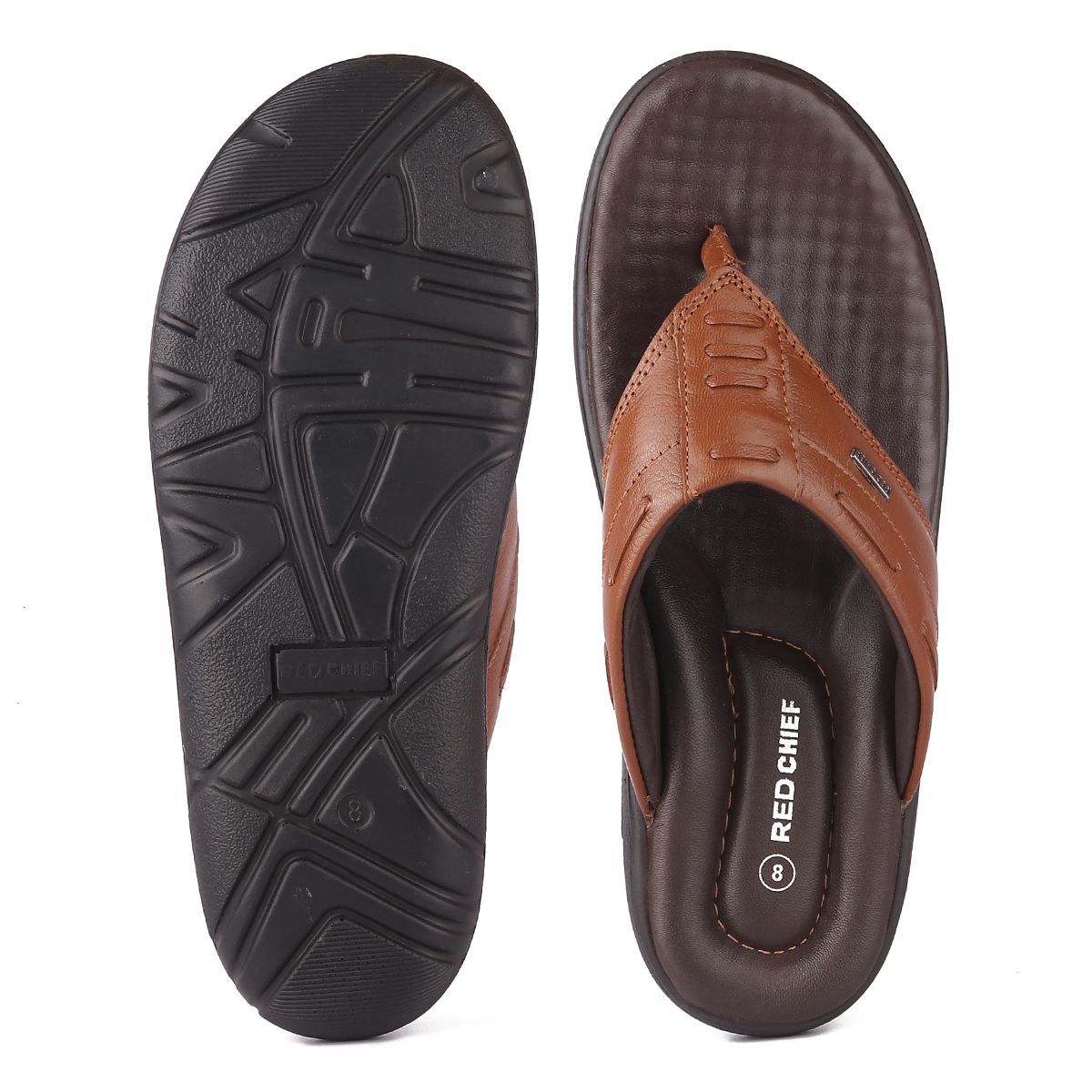 Buy Red Chief Elephant Tan Leather Sandals for Men Online at Best Prices in  India - JioMart.