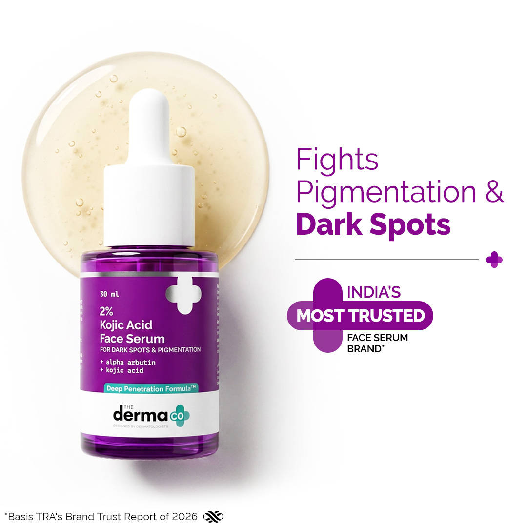 The Derma Co Derma Co. 2% Kojic Acid face serum with 1% Alpha-Arbutin and Niacinamide