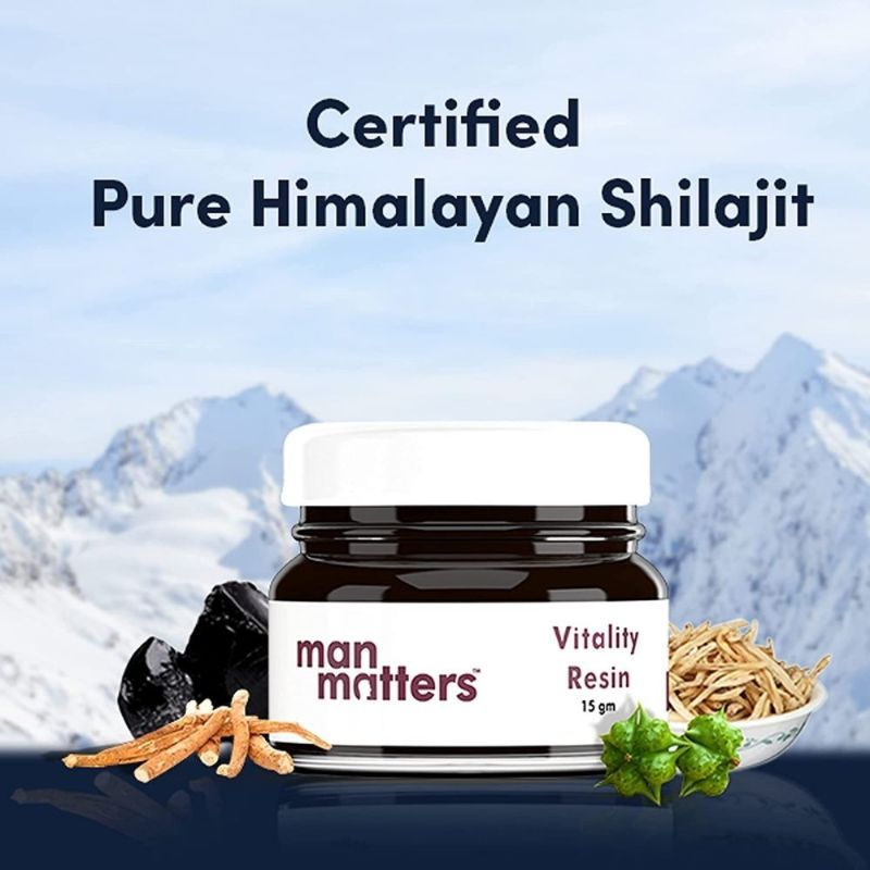 Man Matters Original Himalayan Shilajit Resin With Ashwagandha ...