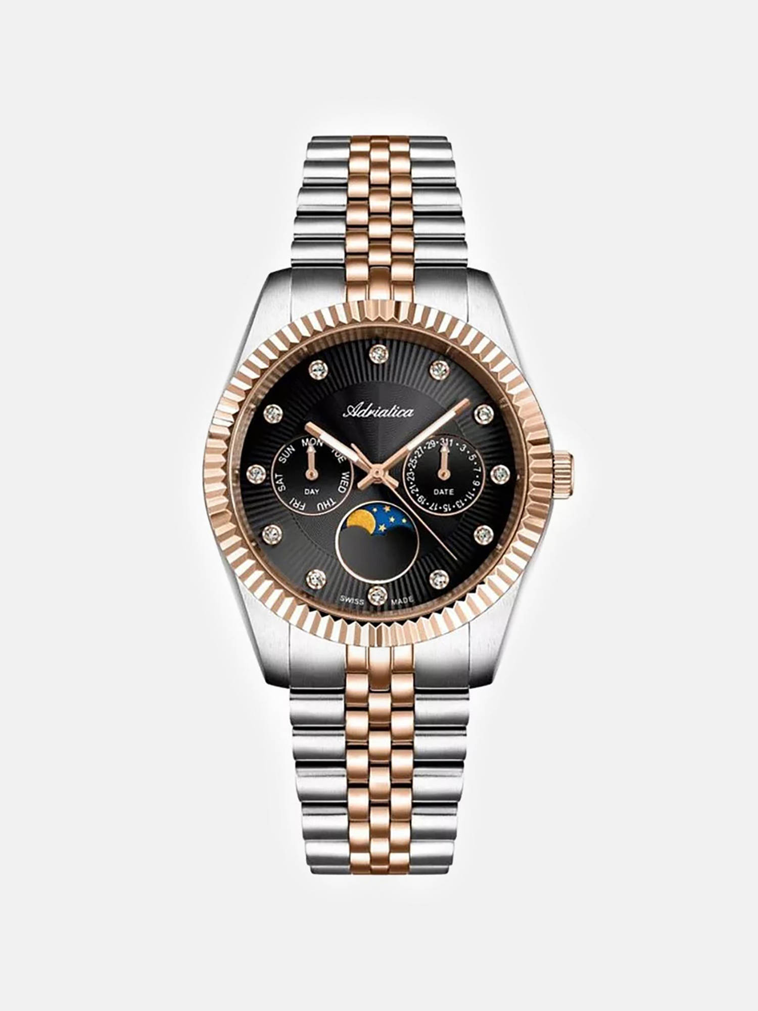 Buy Adriatica Women Multi-Colour Stainless Steel Round Dial Watch