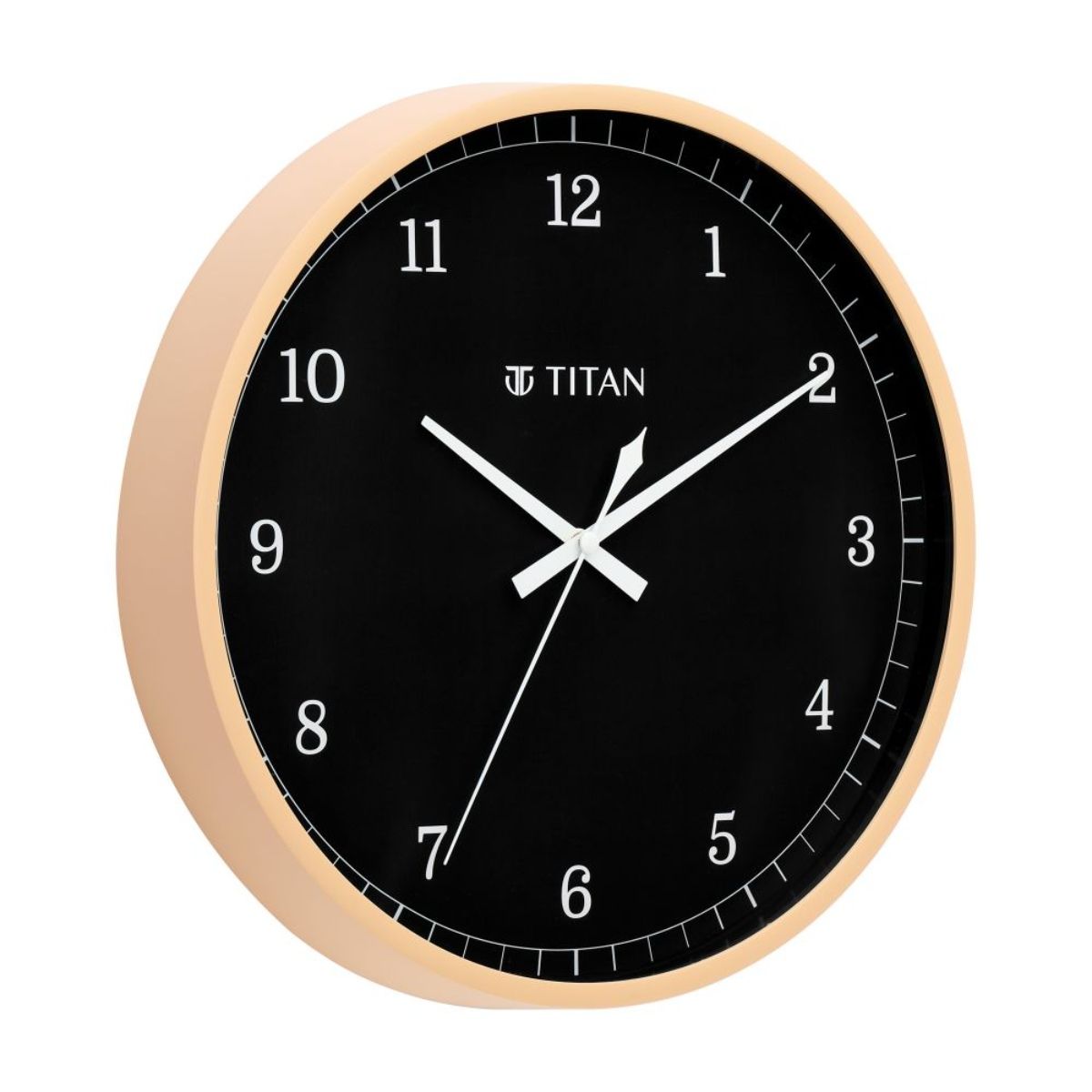 Buy Titan Classic Cream Wall Clock With Silent Sweep Technology Online