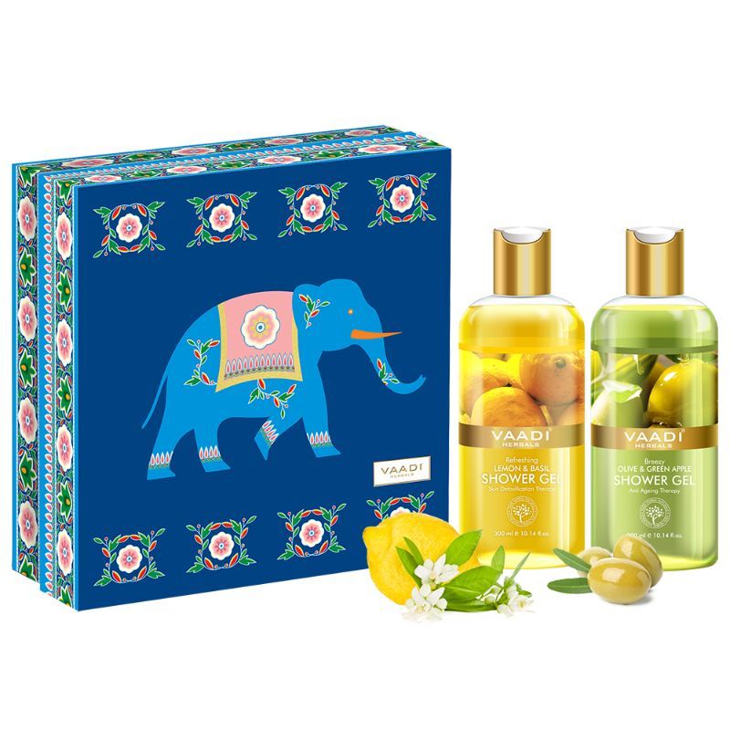 Vaadi Herbals Fresh Springs Shower Gel Gift Box