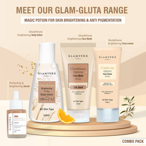 magic potion glutathione Buy Glamveda Skin Brightening & Dark Spots Removal 4 Steps Combo Online MAKEUP Cushion bpc 157 oral vs Quantity:240