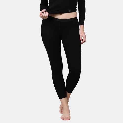 Buy Jockey 2541 Womens Acrylic Blend Thermal Legging With Stay Warm  Technology - Black Online