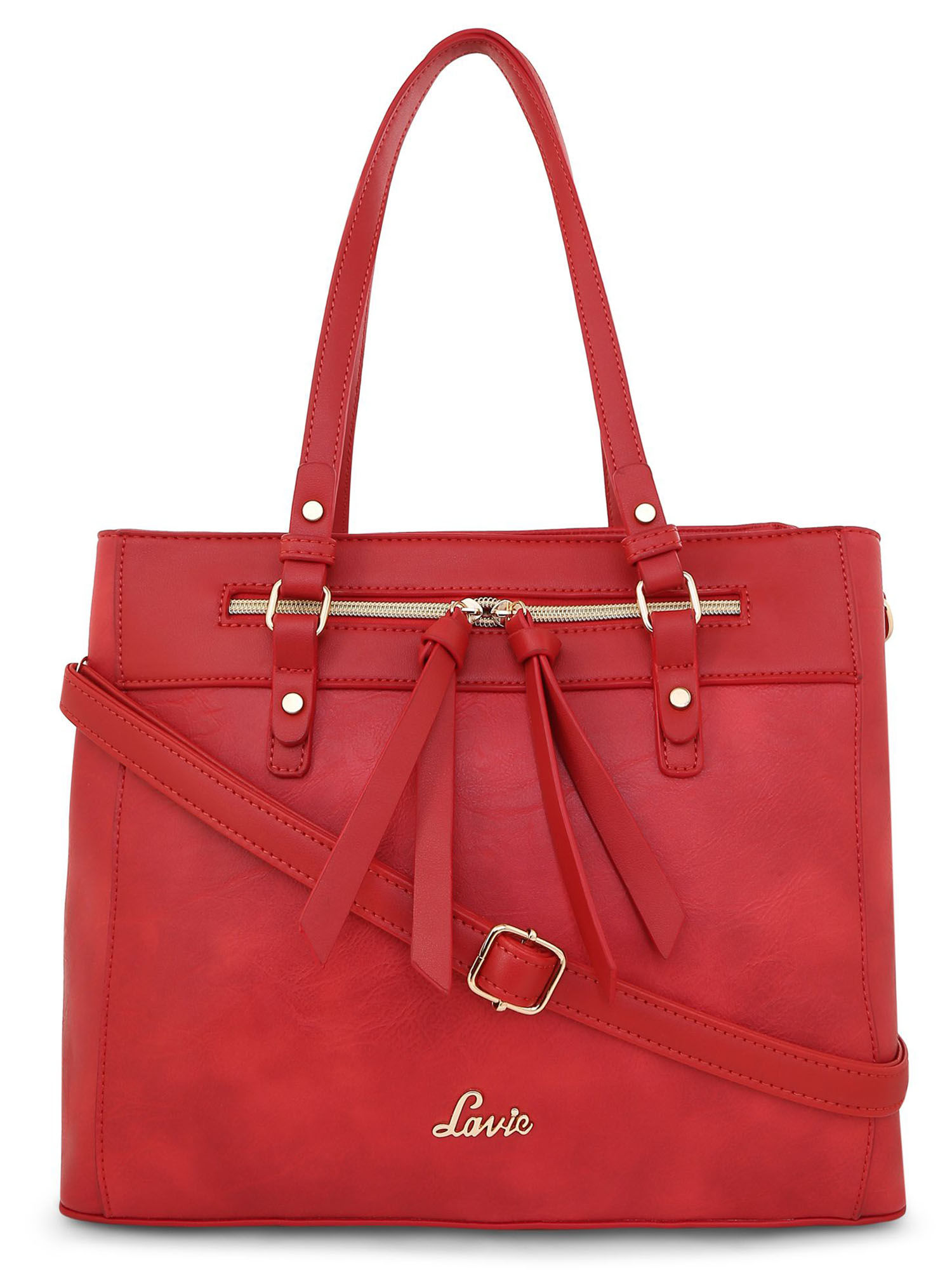 lavie satchel red