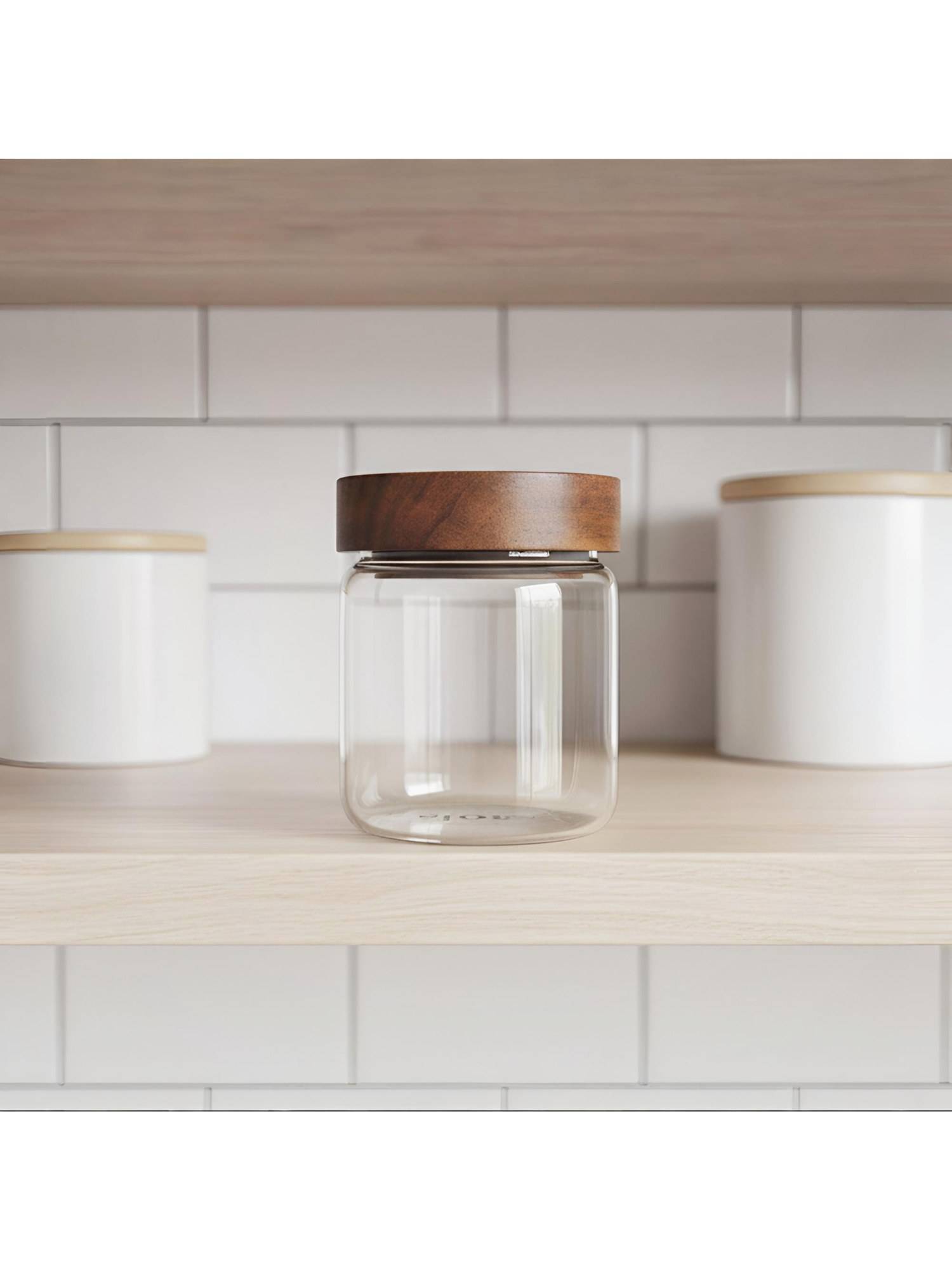 STOR Borosilicate Glass Storage Jar 600Ml