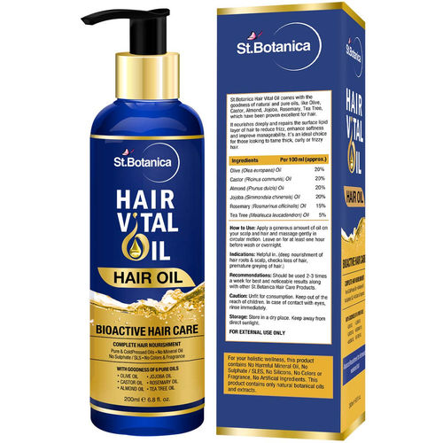 St Botanica Hair Vital Oil Buy St Botanica Hair Vital Oil Online At Best Price In India Nykaaman