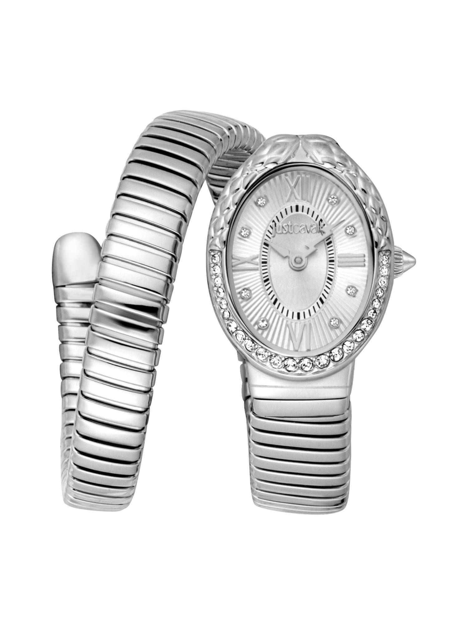 Just Cavalli Women Fiore Silver Dial Analog Watch - JC1L390M0015 (M)