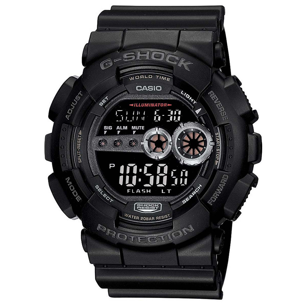 Casio G310 G-Shock Youth Fashion ( GD-100-1BDR ) Digital Watch - For Men