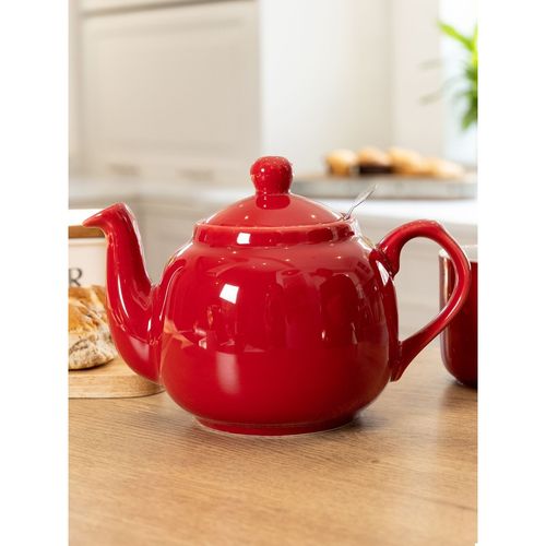 London Pottery Farmhouse Teapot, Red, Four Cup - 900Ml