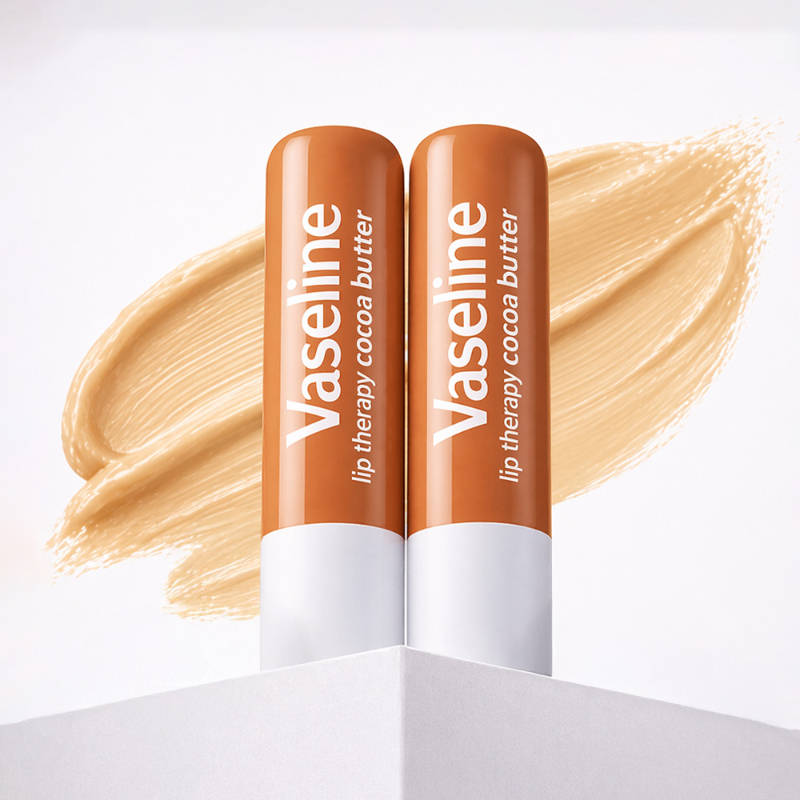 Vaseline Lip Care Cocoa Butter Lip Balm Stick - Pack Of 2