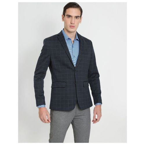 Buy Arrow Check Zero Calorie Slim Fit Knit Blazer Online