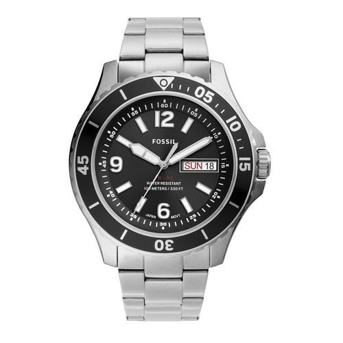 Fossil Men's Fb-02 Silver Watch (Fs5687)