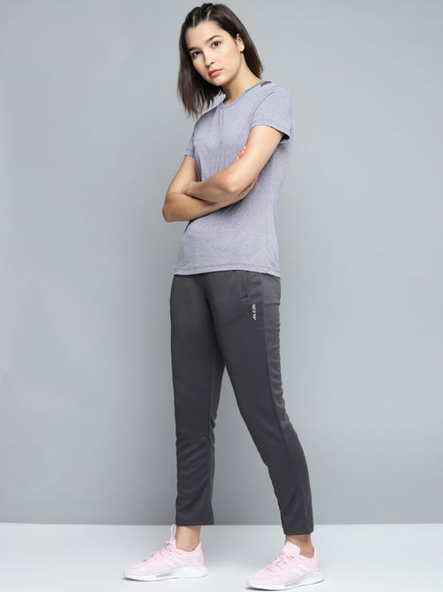 Buy Alcis Women Black Solid Joggers (XL) Online