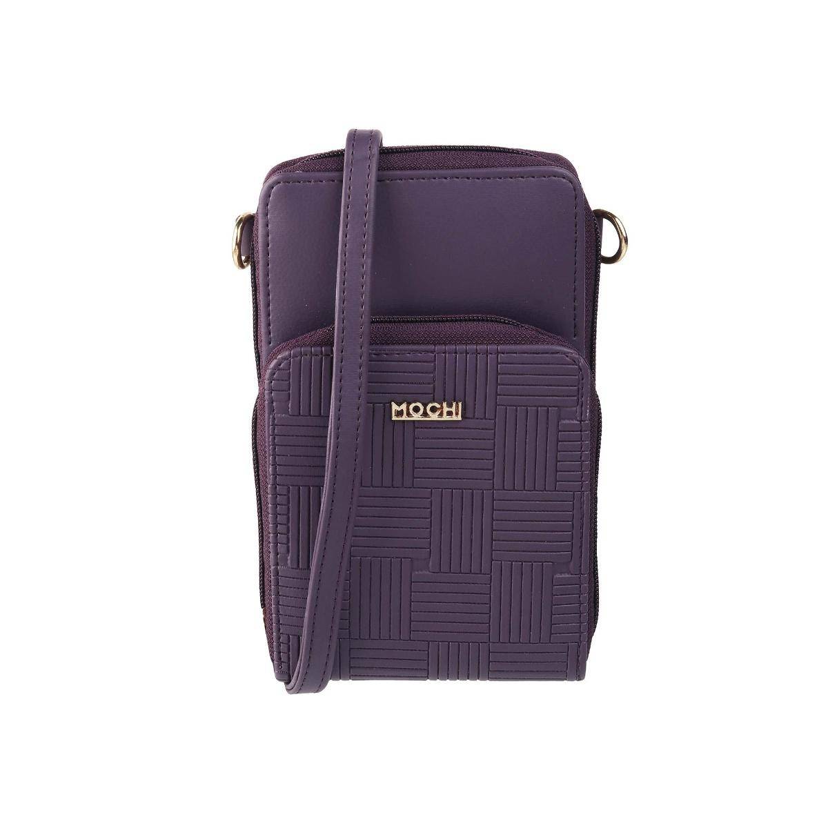 Mochi Womens Textured Purple Mobile Cover