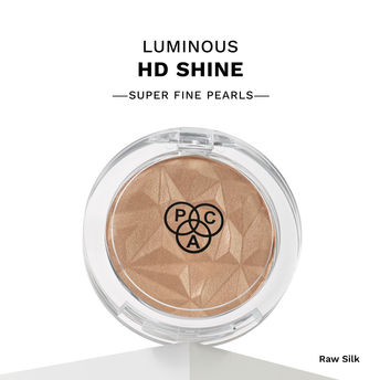 PAC Killer Glow Powder Highlighter Raw Silk - Micro Pearls, Champagne Gold Luminous HD Shine