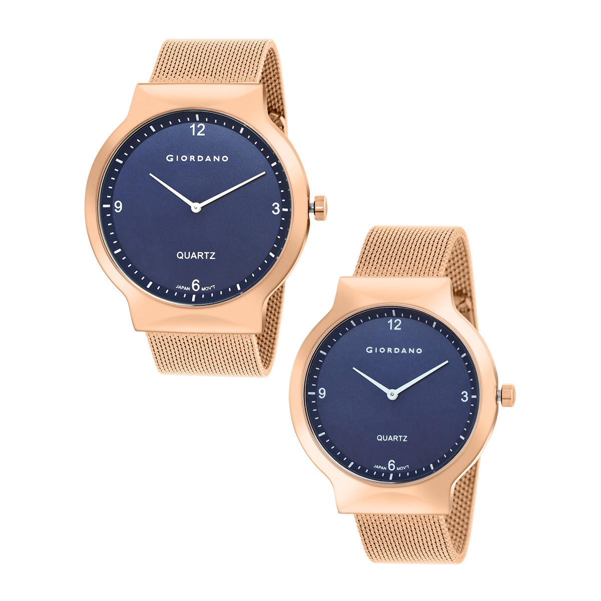 Couple Watches Classic Golden Stainless Steel Watch His and Hers Waterproof  Quartz Watch Gifts Set of 2 (Full Gold) : Amazon.in: Fashion
