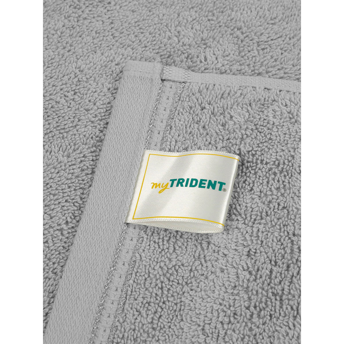 Buy MYTRIDENT Steel Grey 100% 525 Gsm Cotton Classic Towel Online