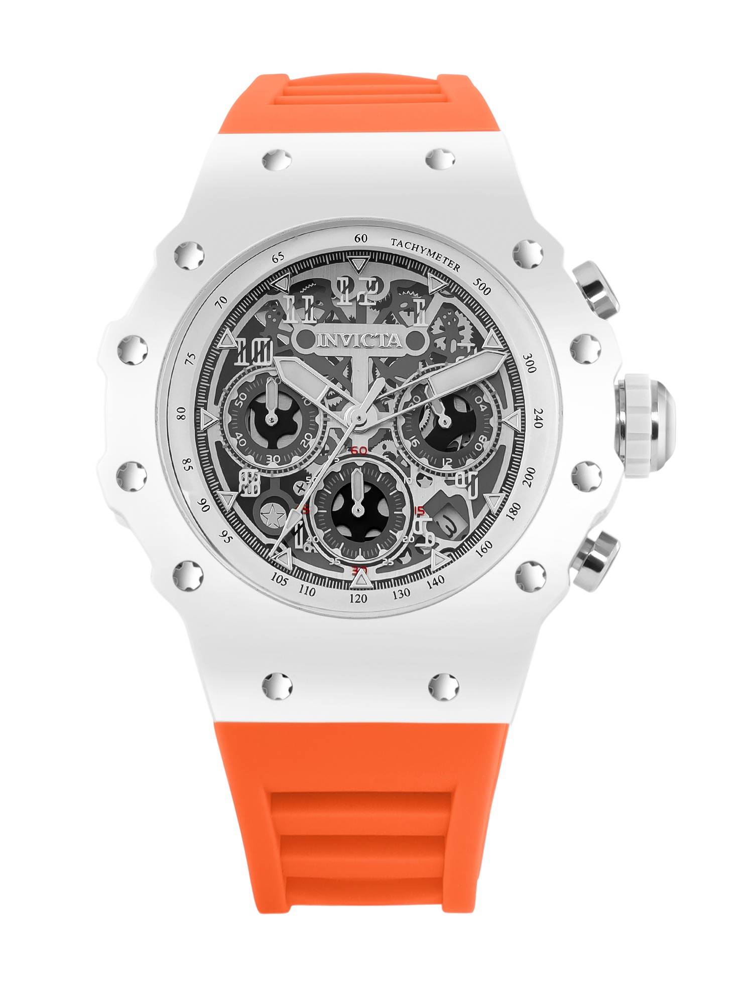 Invicta Racing Quartz Silver Dial Analog Watch - 69672