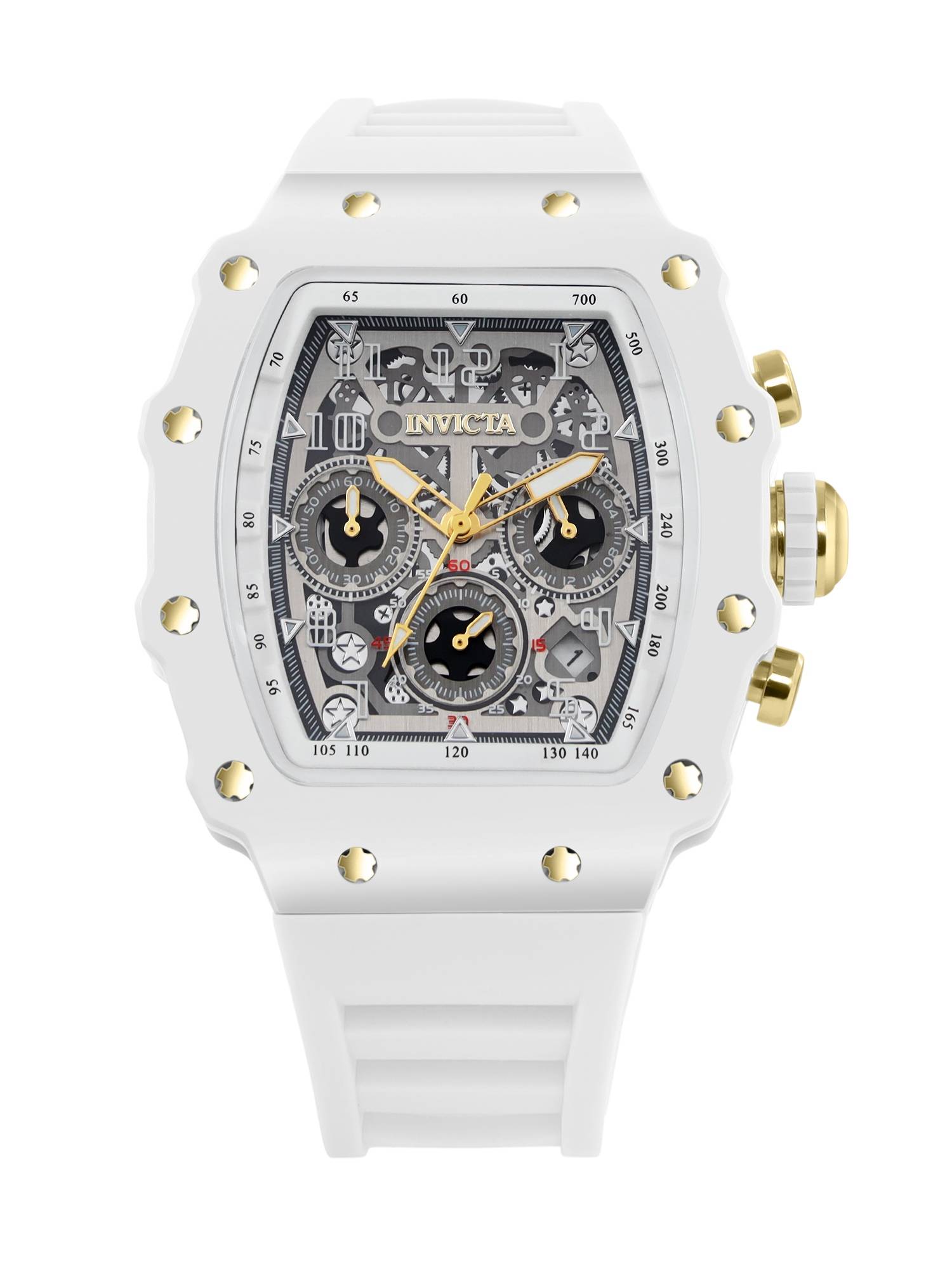 Invicta Racing Quartz Silver Dial Analog Watch - 69700