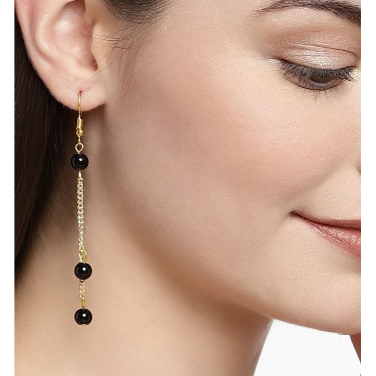 Fashion Delicate Baroque Pearl Earrings Drop Dangle Earrings Jewelry Set of  2