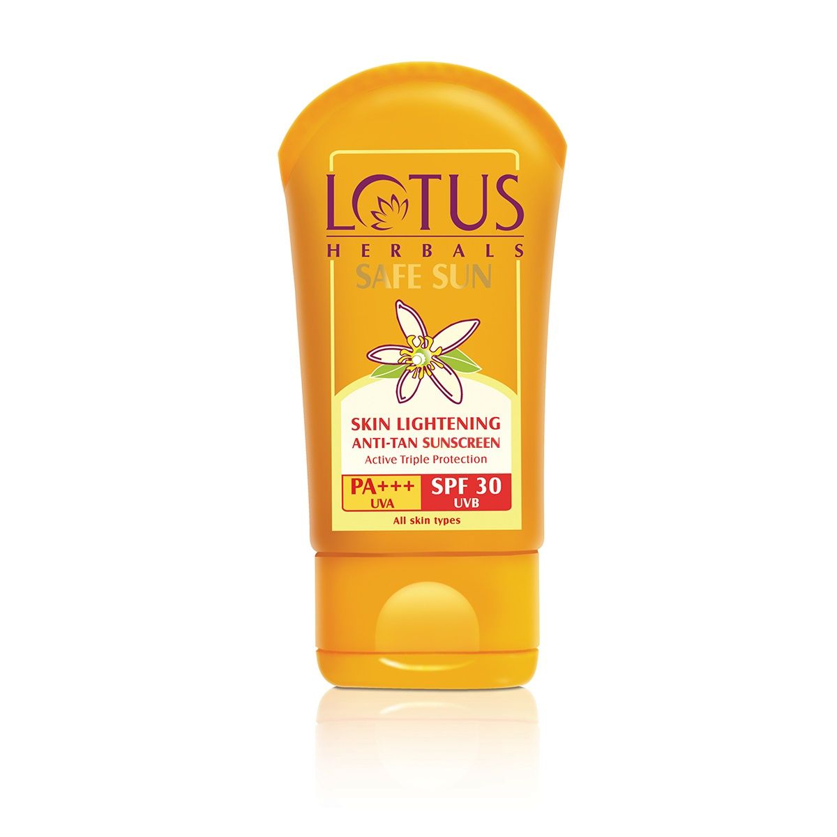 Lotus Herbals Safe Skin Lightening Anti-Tan Sunscreen PA+++ SPF - 30 UVB