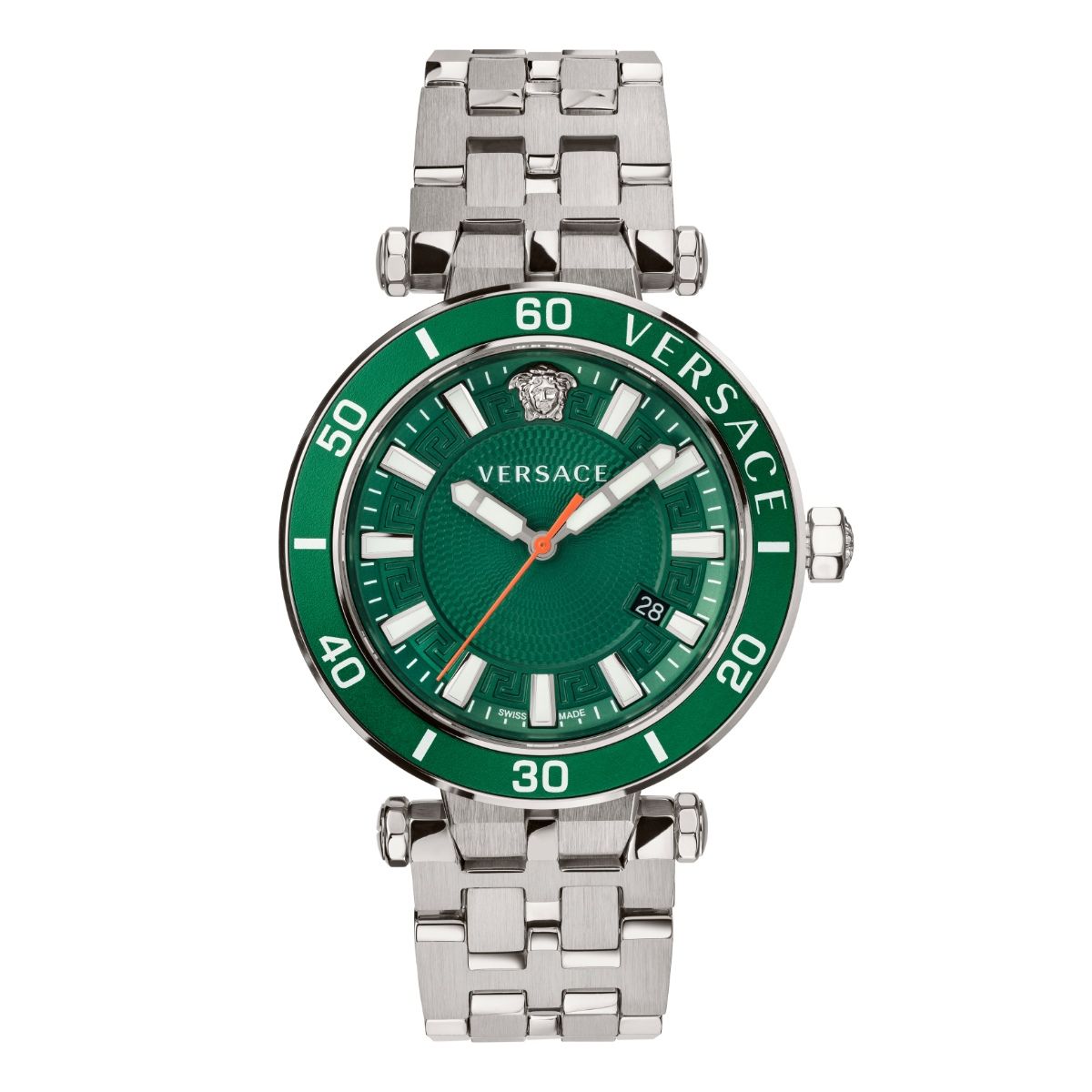 Versace watch green face hot sale