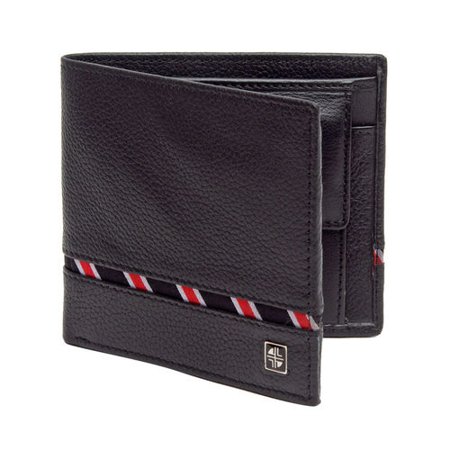 Carlton London Accessories RFID Mens Leather BI Fold Wallet Black: Buy Carlton London Accessories RFID Mens Leather BI Fold Wallet Black Online at Best Price in India | Nykaa