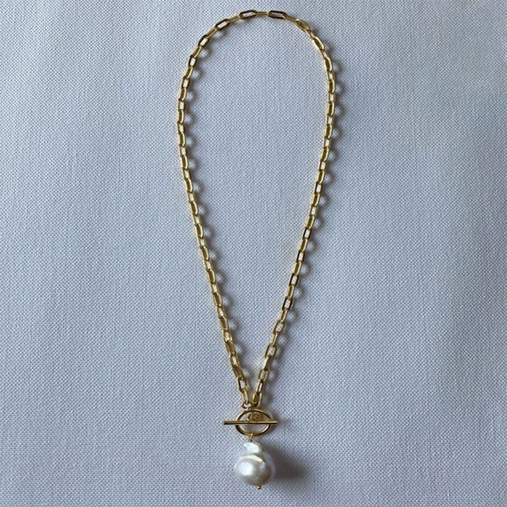Estella Bartlett | Gold Plated Coin And Pearl Necklace