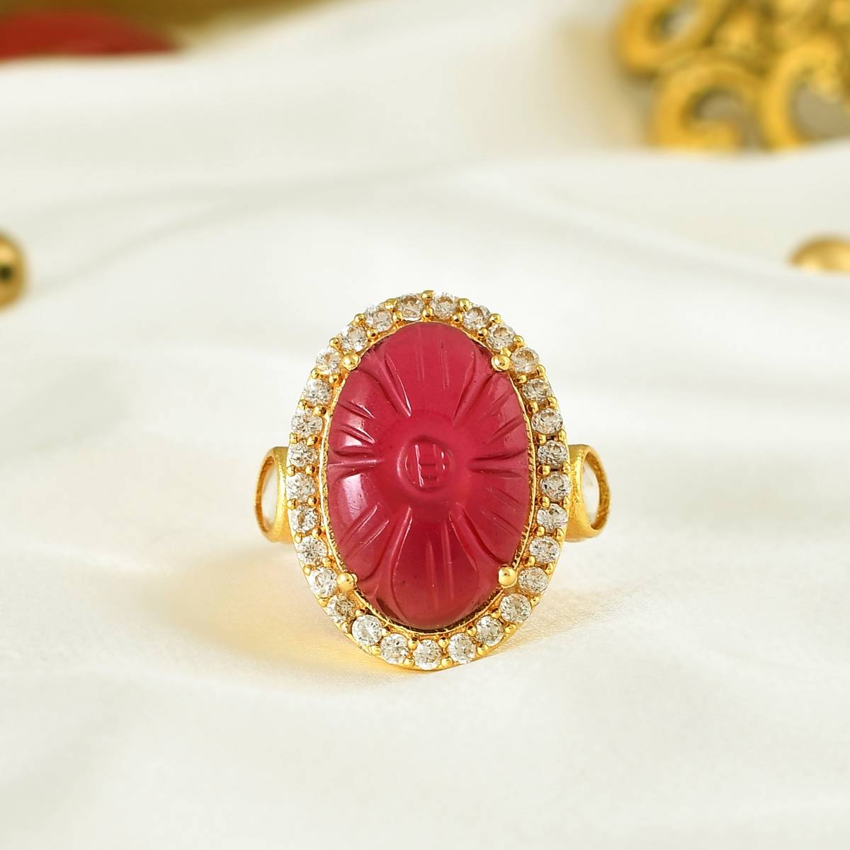 Voylla Heer Gulnoor Statement Ring