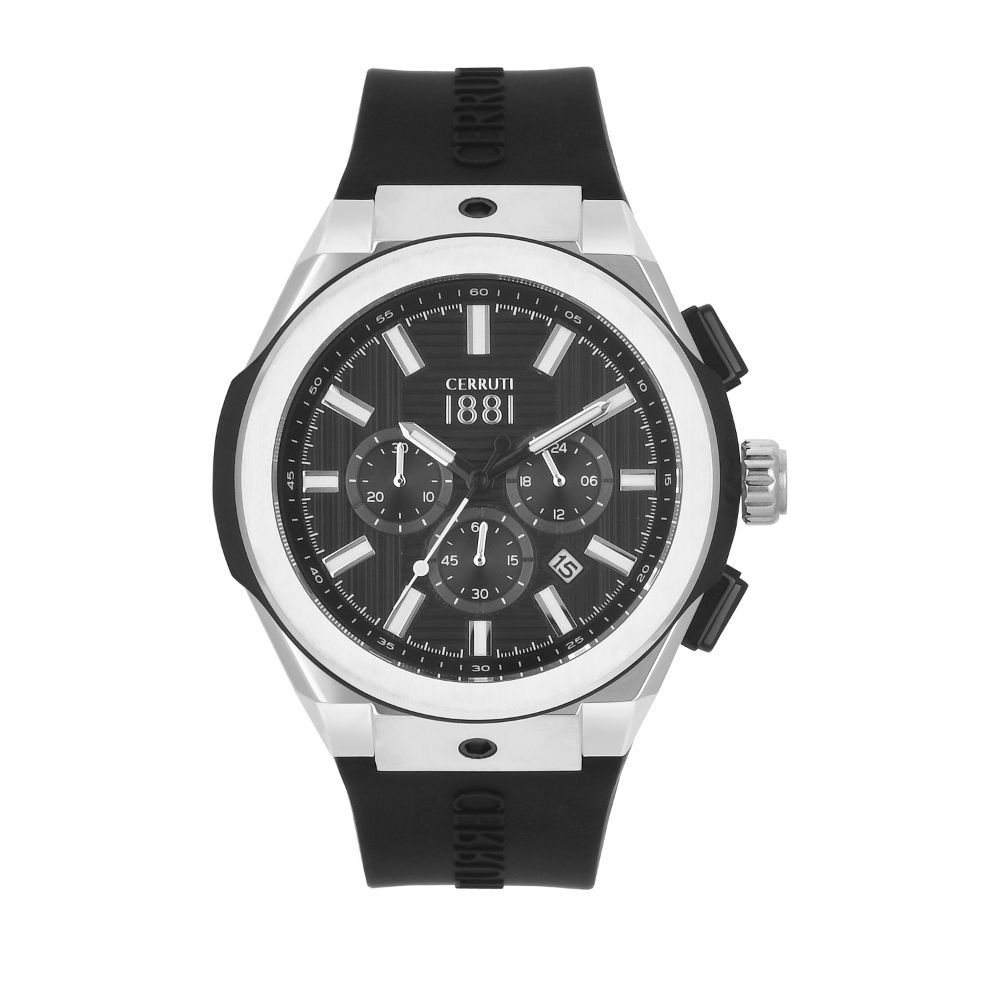 Buy Cerruti 1881 Analog Black Dial Men s Watch cra163stb02bk Online