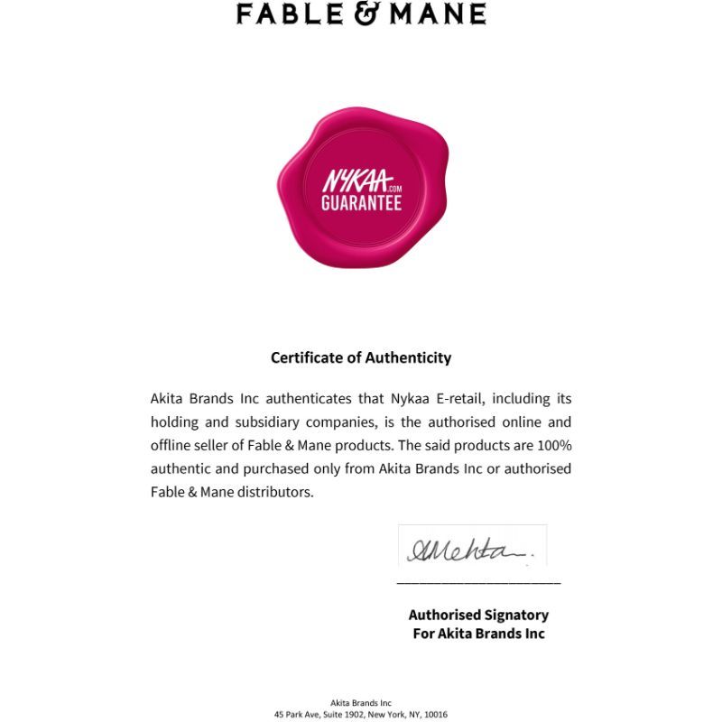 Fable & Mane HoliRoots Treatment Oil To Strengthen Roots and Thicken