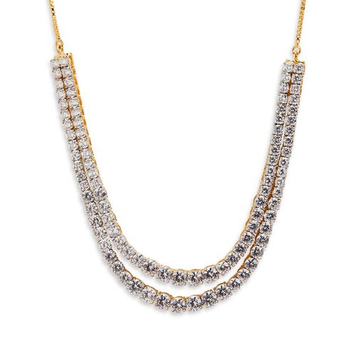 Buy Curio Cottage Diamante Starlet Layered Necklace Set (Set of