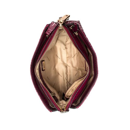 Buy Guess LOLA Maroon Printed Sling and Cross Bags Online