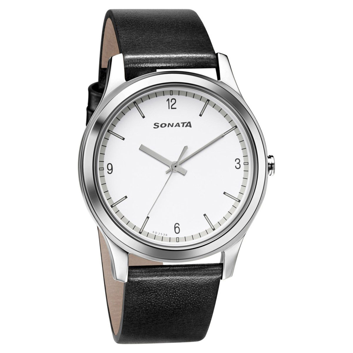 Buy Sonata Round Dial Analog Watch for Men_77107SL01 Online