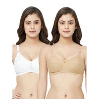 Buy Groversons Paris Beauty Non Padded Bra Combo Pack of 3 Online