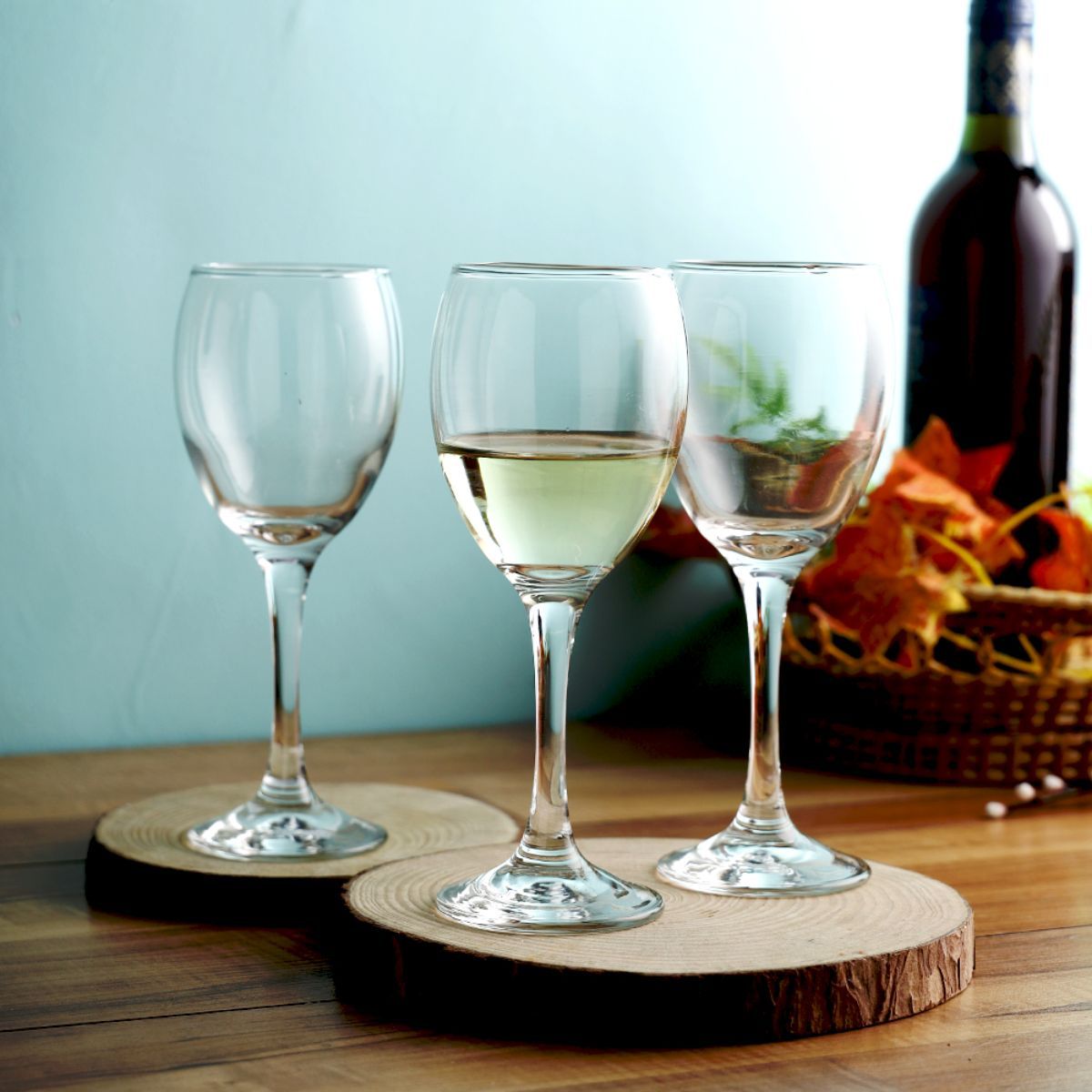 Smartserve White Wine Glass 245ml Transparent (Set of 6) (One Size