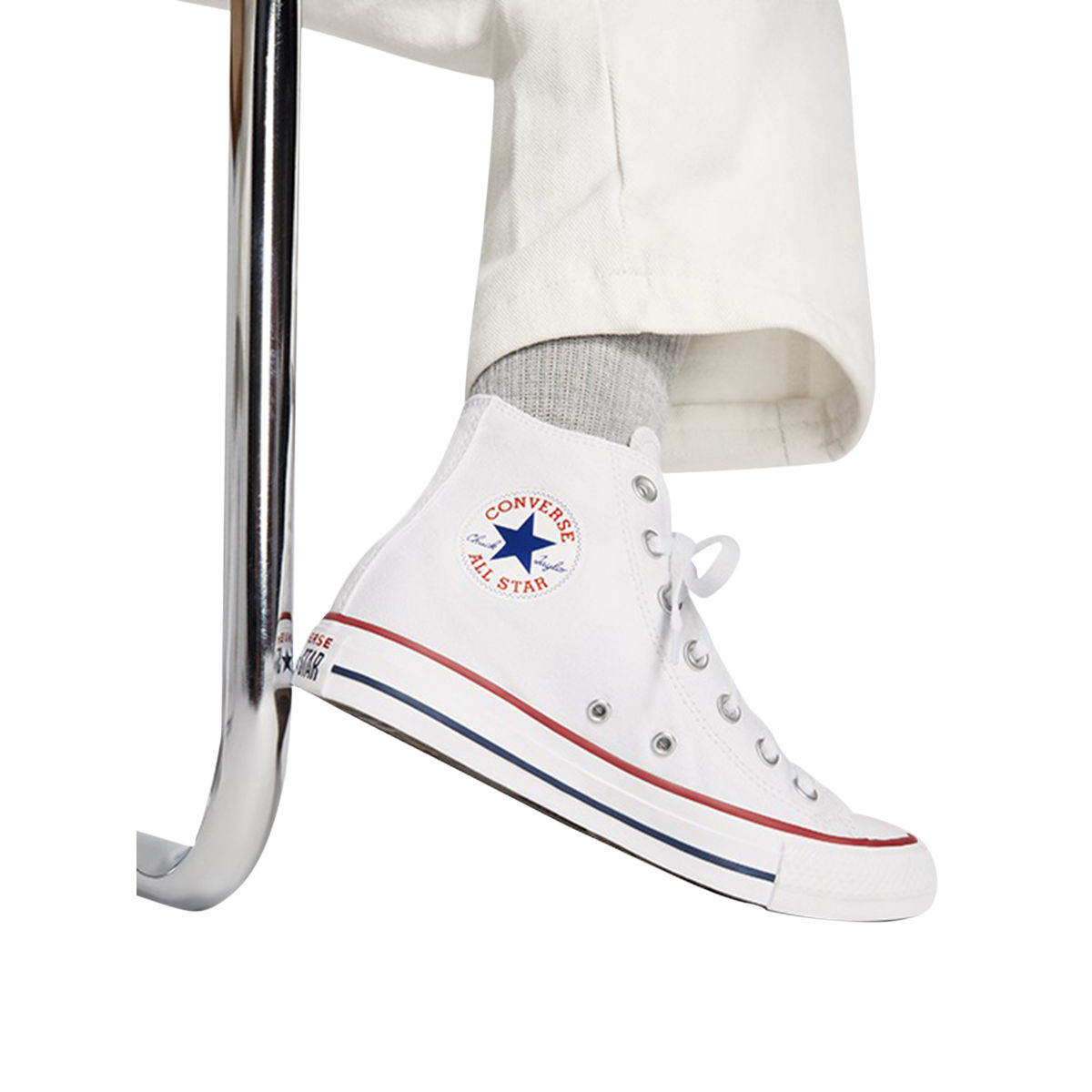 Converse full white shoes online