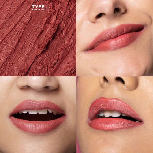 Buy Type Beauty Cream Matte Lipstick For Pigmented Lips - Vit C And  Niacinamide