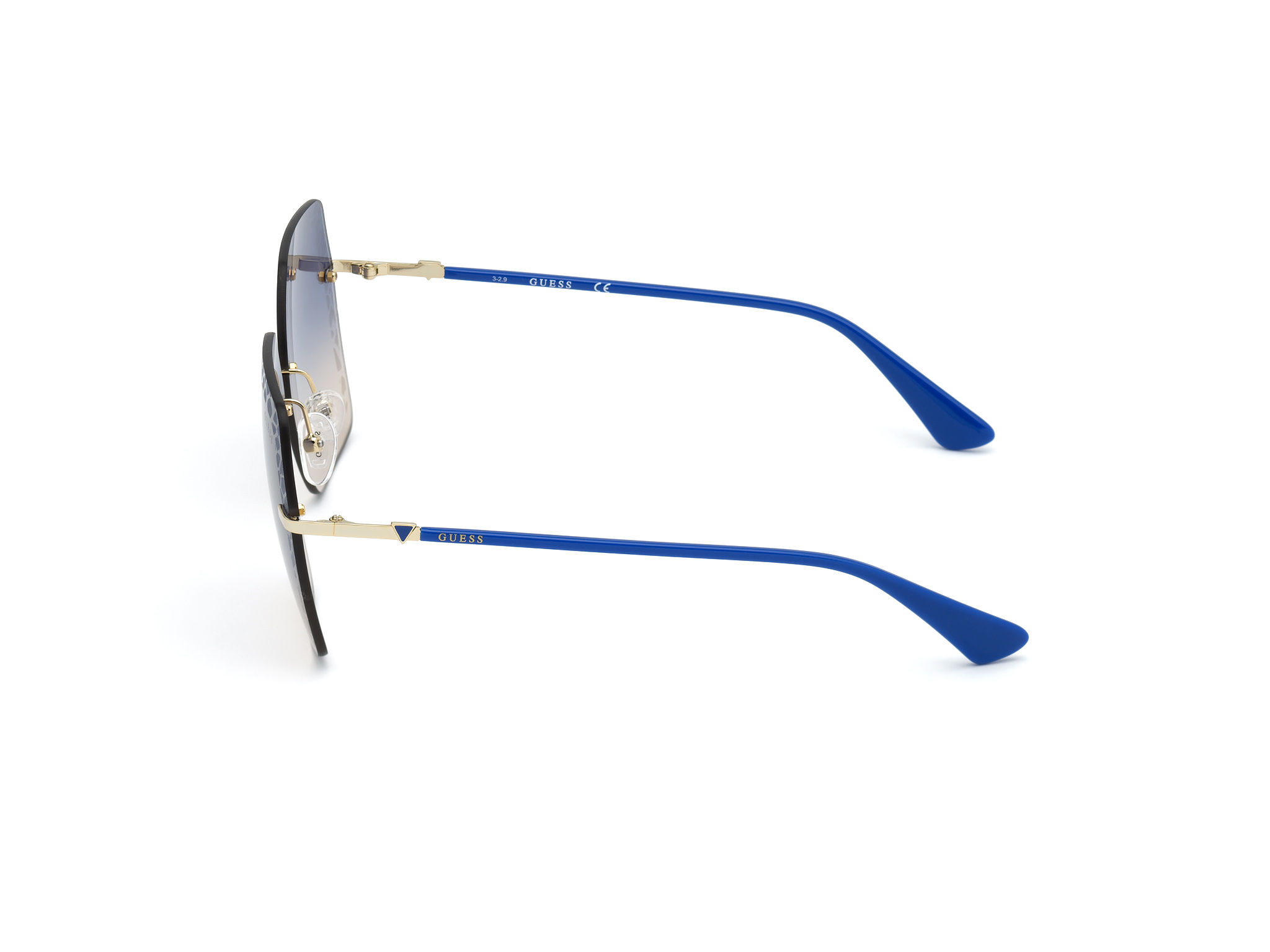 Guess Blue Acetate Sunglasses main image 0