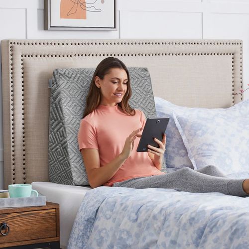 Buy SLEEPSIA Memory Foam Back Support Sleeping Bed Wedge