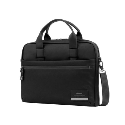 Samsonite Laptop Bag for Men Vestor One Side Bag Office Bag For Men  Small Bailhandle Briefcase Messenger Bag, Black