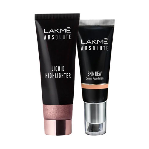 Absolute Dew Serum Foundation + Highlighter: Buy Lakme Absolute Dew Foundation + Highlighter Online at Best India | Nykaa