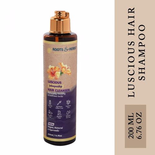 Roots & Herbs Luscious Jabapushp Hair Cleanser: Buy Roots & Herbs Luscious  Jabapushp Hair Cleanser Online at Best Price in India | Nykaa