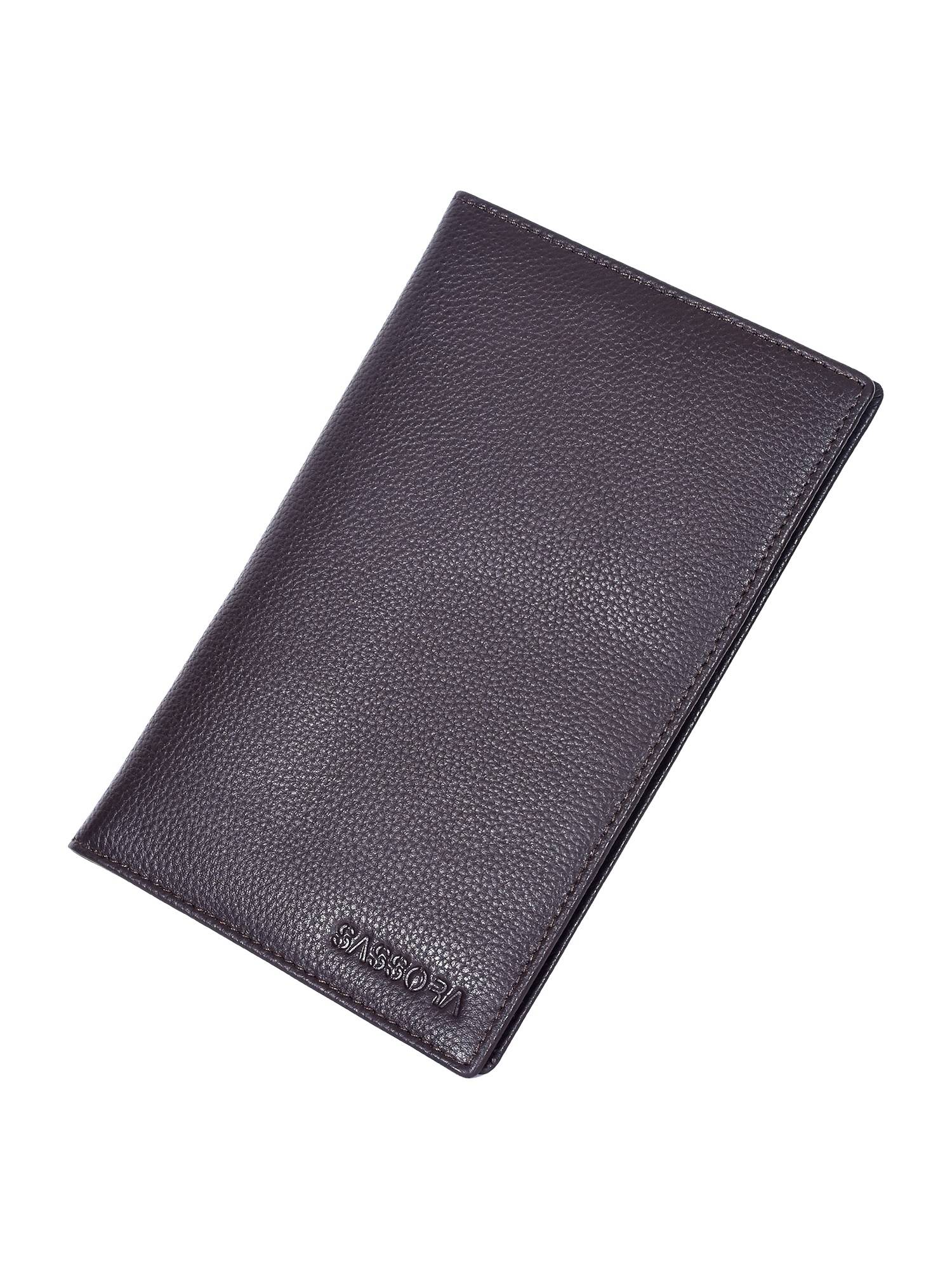 Buy Sassora Genuine Leather RFID Blocking Travel Organizer for Men