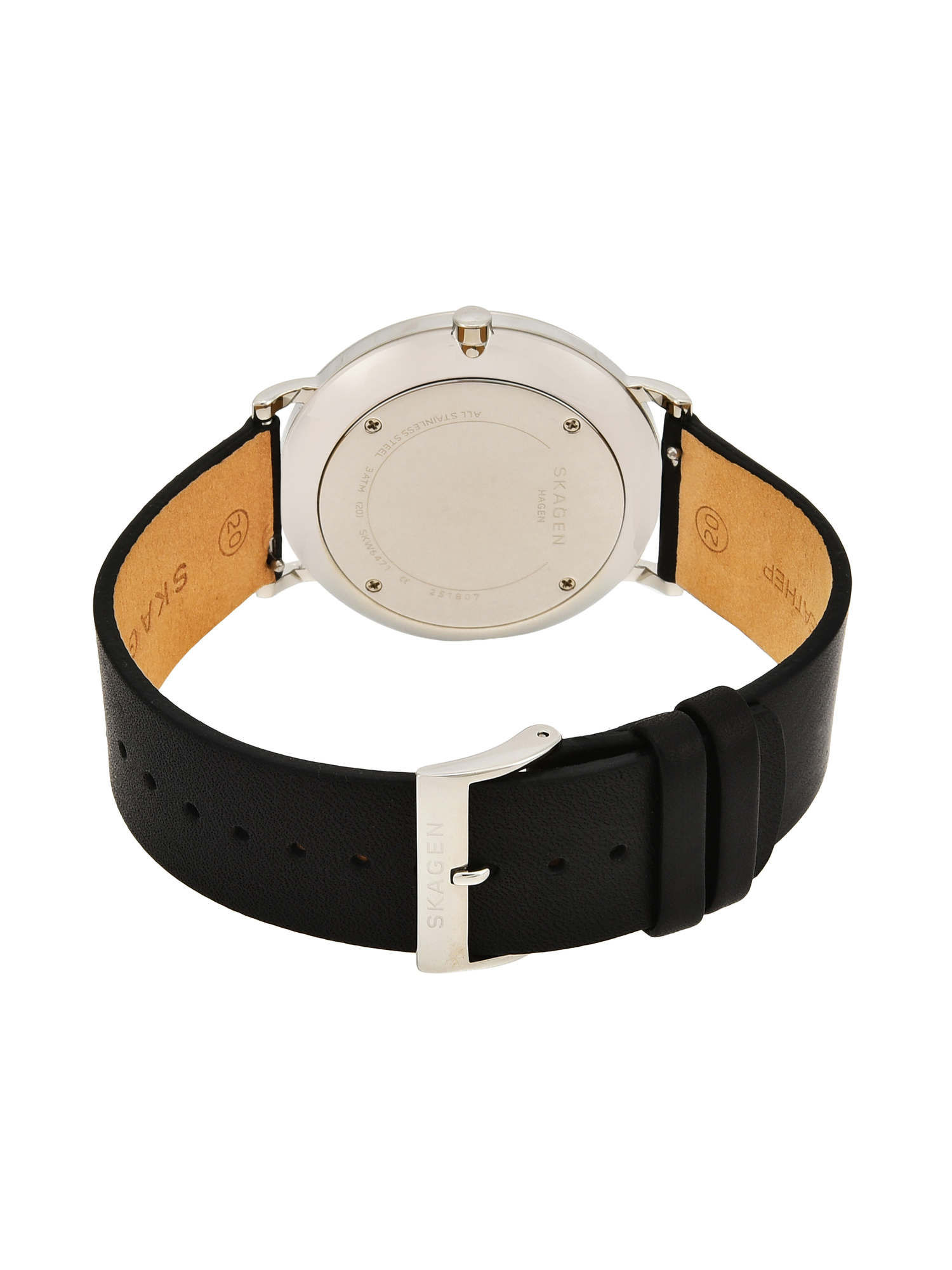 Skagen hagen black outlet watch