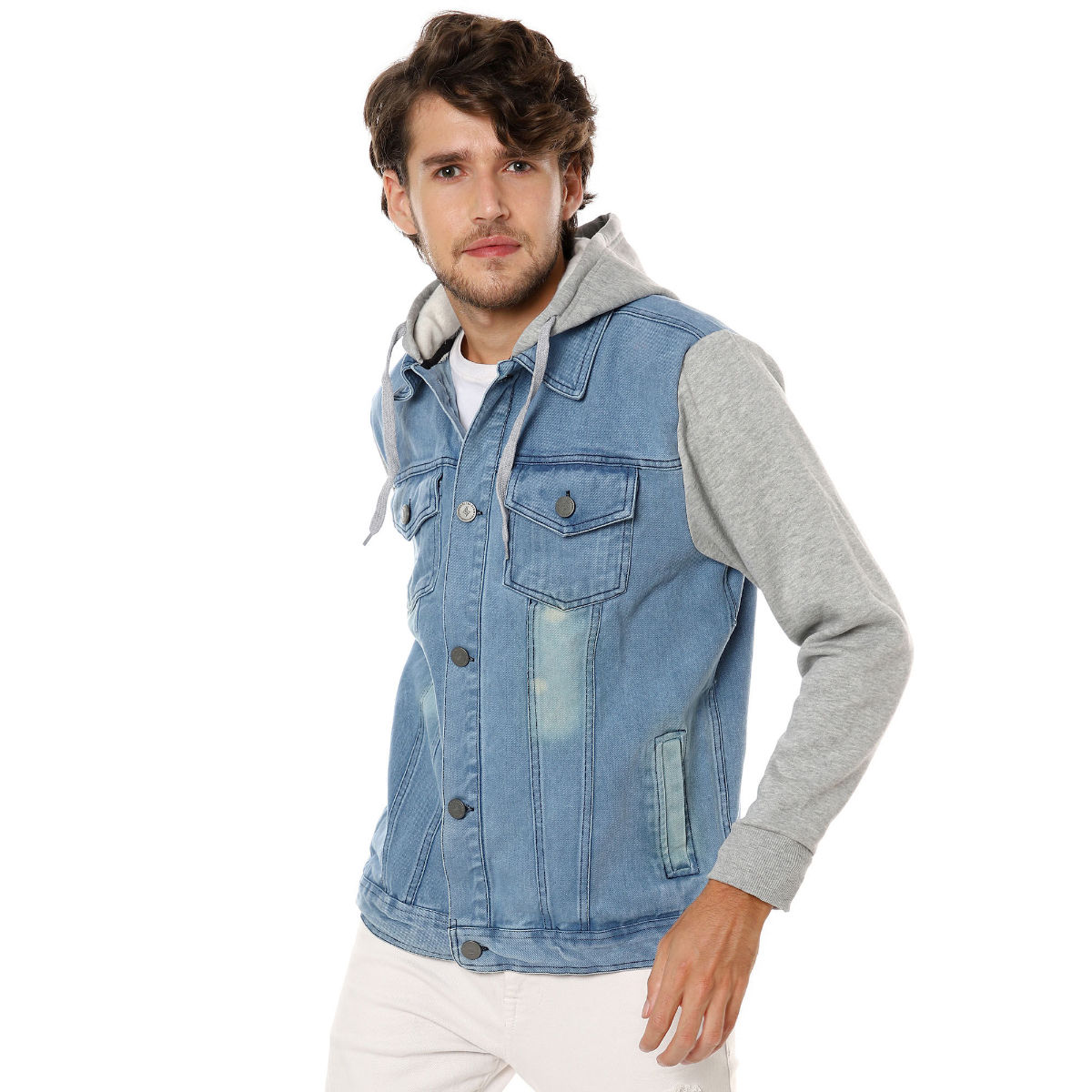 jean jacket cloth sleeves